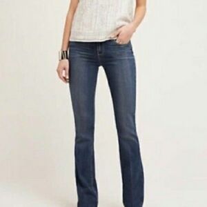 Paige Manhattan Bootcut Jeans Raw Hem size 28